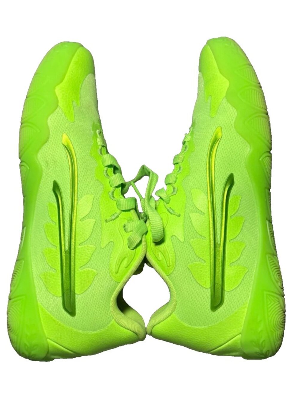 Puma Womens Basketball Shoes Size 11 Neon Green Sports Stand Out Bright Shoes